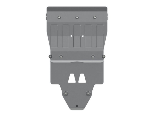 Защита картера двигателя, КПП (4 мм, алюминий) для Audi A6 2012-2018, Audi A6 Allroad (на пыльник) 2012-2018 (V = 2.0 TFSI; 2.0 TDI; 3.0 TDI S-tronic) Sheriff.02.3026