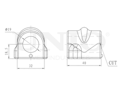 Втулка переднего стабилизатора UNIO RMP-10042