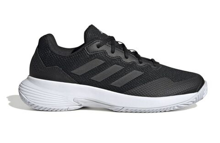 Женские теннисные кроссовки Adidas GameCourt 2 W - core black/core black/silver metallic