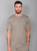 Мужская футболка RS Performance Tee Side Mesh Solid Taupe/White (232M000105/000)