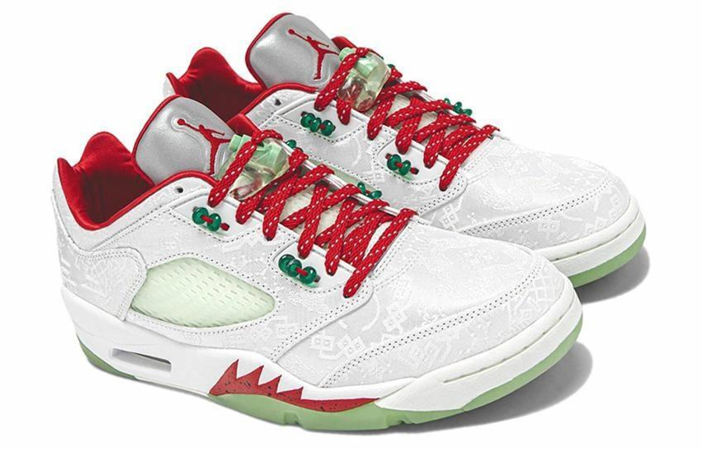 Кроссовки Clot X Jordan Air Jordan 5 Low White Silkaj5 20