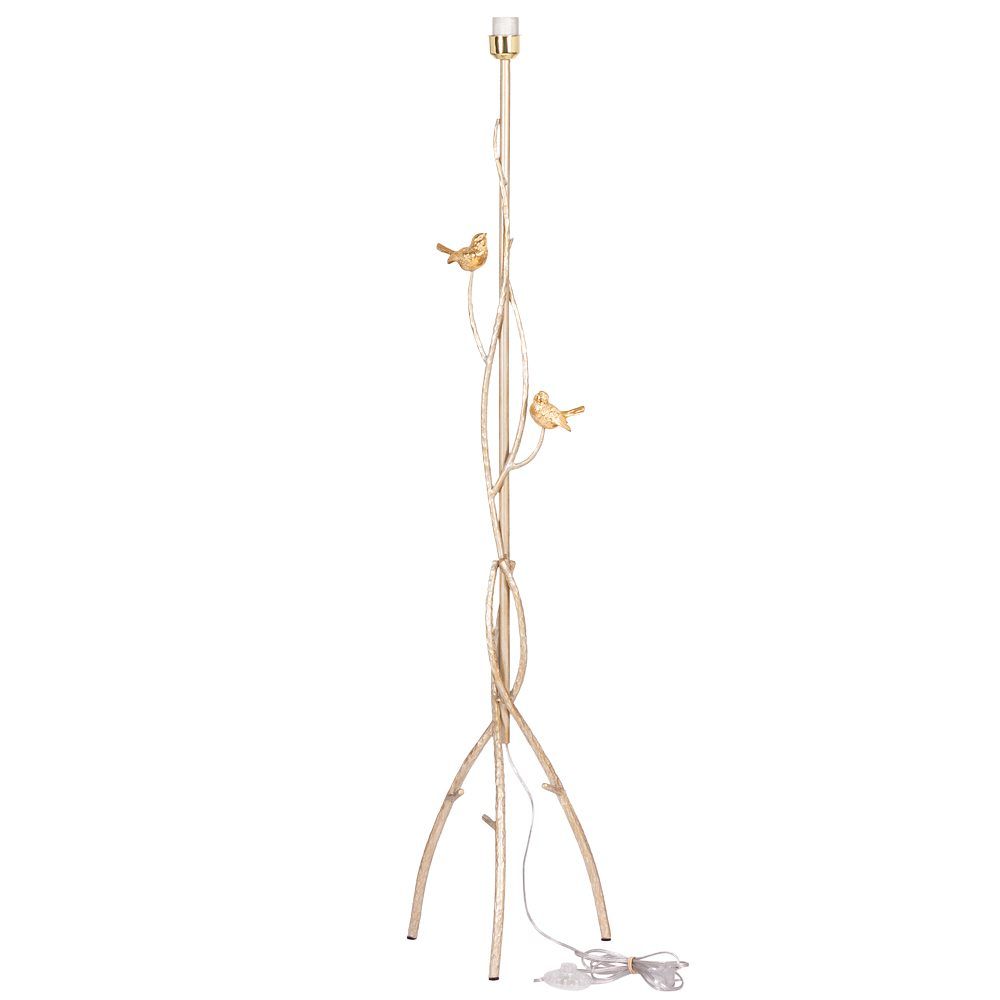 Светильник напольный торшер Терра с абажуром Сити-2 Белый