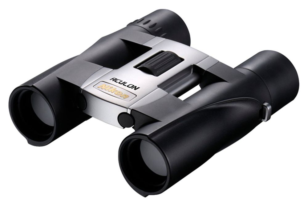 Бинокль Nikon Aculon А30 8x25, серебристый