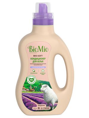 BioMio. BIO-SOFT Экологичный кондиционер для белья. Лаванда. Концентрат, 1 л.