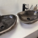 Раковина из речного камня RS63833 54*39*16 2шт 0127