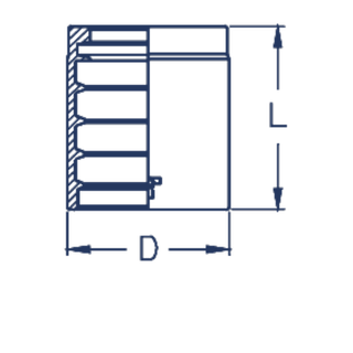 Муфта DN 25 1SC