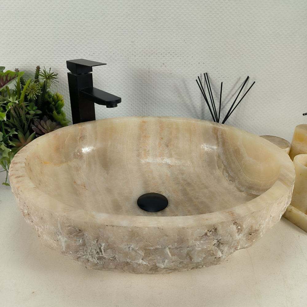 Раковина из оникса Erozy Yellow EO-64517 53*42*15 0159