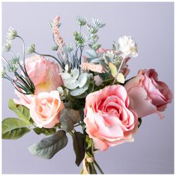 БУКЕТ ИСКУССТВЕННЫХ ЦВЕТОВ ВЫСОТА=30,5 СМ БЕЗ УПАКОВКИ (МАЛ=12ШТ./КОР=120ШТ.)