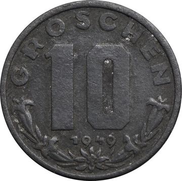 10 грошей 1949 Австрия