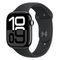 Часы Apple Watch Series 10 46mm Jet Black Aluminium Case, Sport Band (Black) S/M