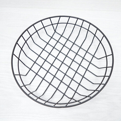 Корзина для фруктов металлическая 25*4,5см, черная