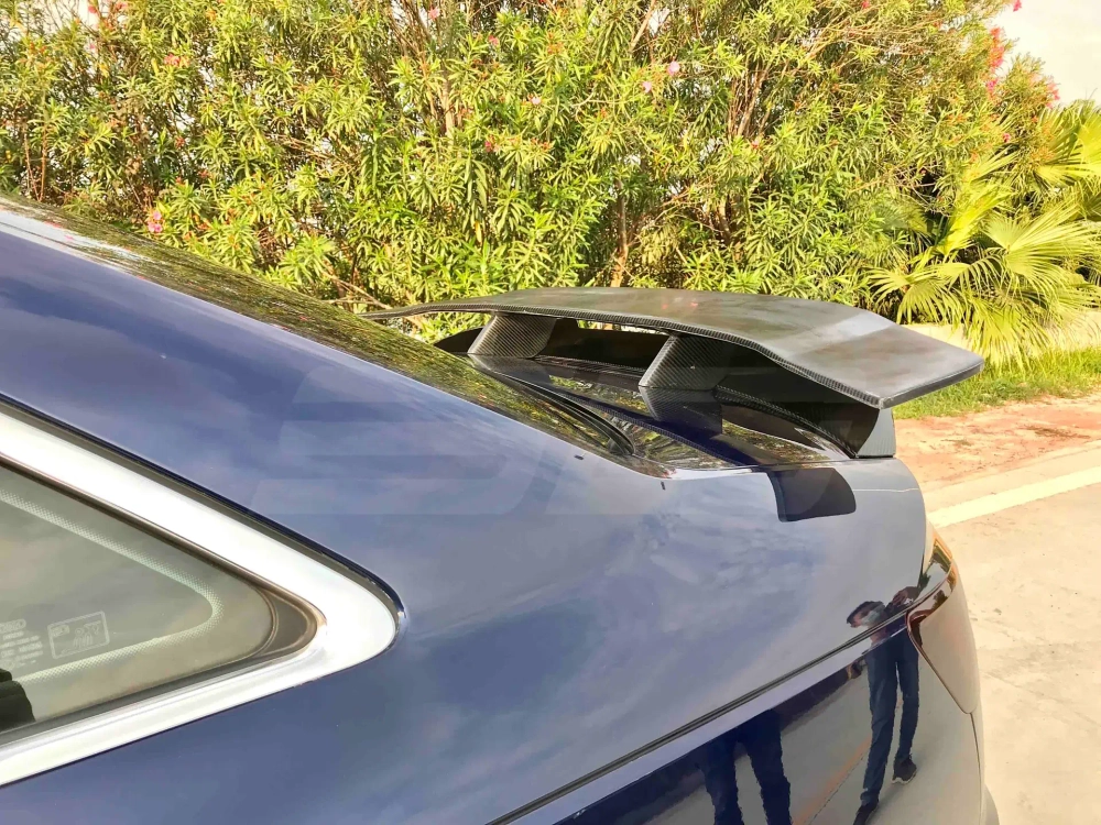 Карбоновый спойлер для AUDI A4 S4 B9 B9.5 2017+ Ауди аэродинамический обвес