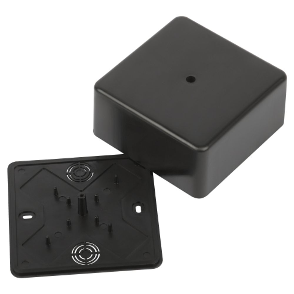 Распаячная коробка ЭРА BS-B-100-100-50 для кабель-канала черная 100х100х50мм IP40 | 