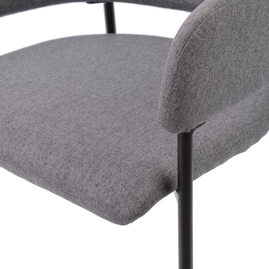 Стул wendy, рогожка, темно-серый