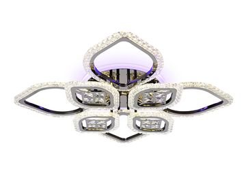 Потолочный светодиодный светильник с пультом 147W 3000K-6400K FA283/4+4 CH хром Ice Acrylica Ambrella