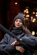 Шапка ko-ko-ko Утеплённая Графитовая