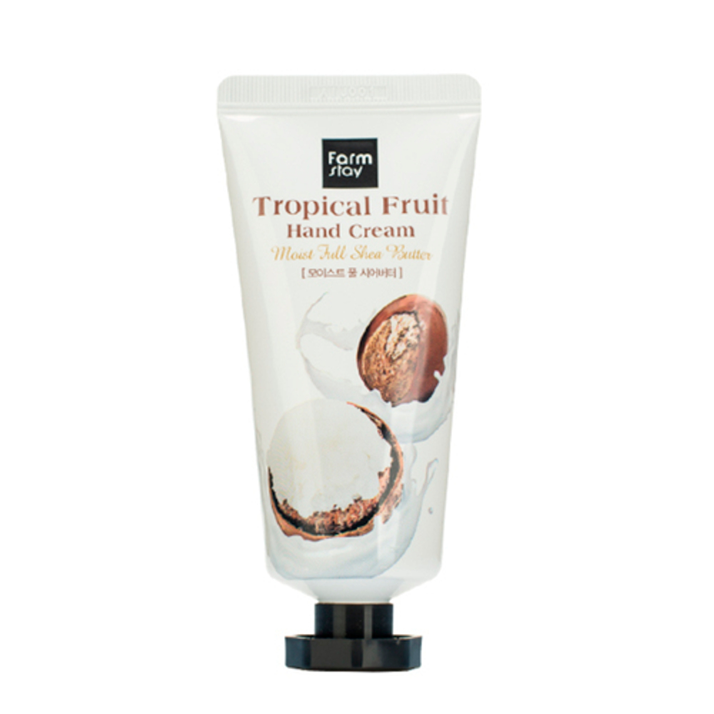 Крем для рук "тропические фрукты" с маслом ши FarmStay Tropical fruit hand cream, 50 мл