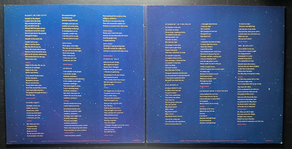 Electric Light Orchestra - Out Of The Blue 2LP (США 1977г.)
