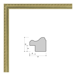 Фоторамка 10х15 см, серебро, орнамент, арт. 1015.695364