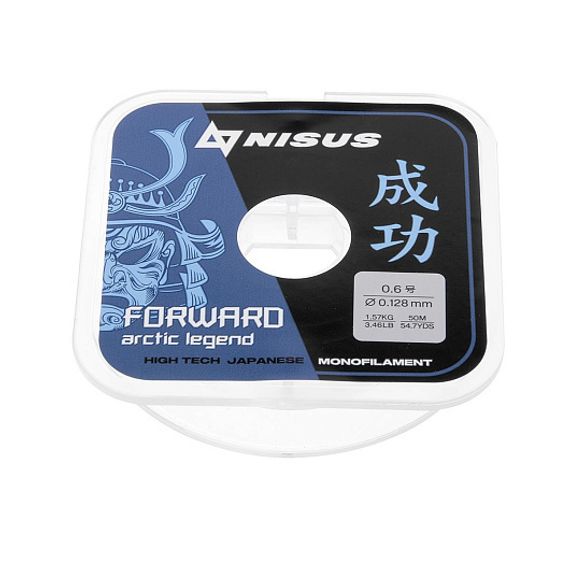 Леска FORWARD ARCTIC LEGEND 0,128mm/50m Nylon Transparen (N-FAG-0.128-50) Nisus