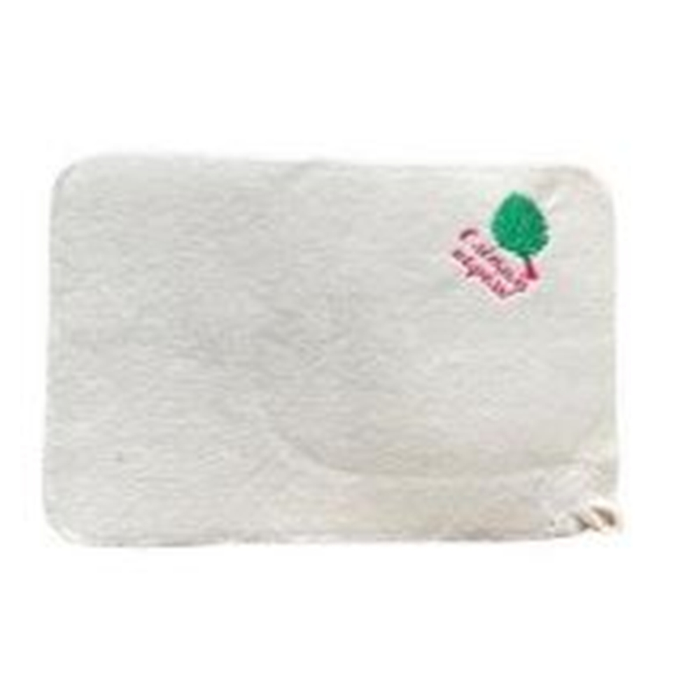 Коврик банный с вышивкой "С легким паром(веник)" 30% шерсть/70% полиэфир