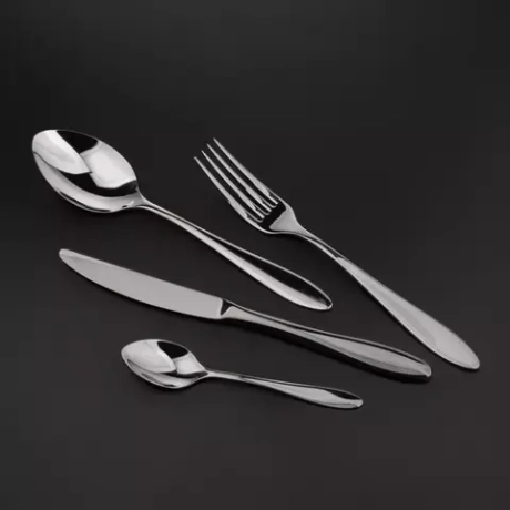 Набор столовых приборов 24 предмета на 6 персон Cristema Colombo антрацит