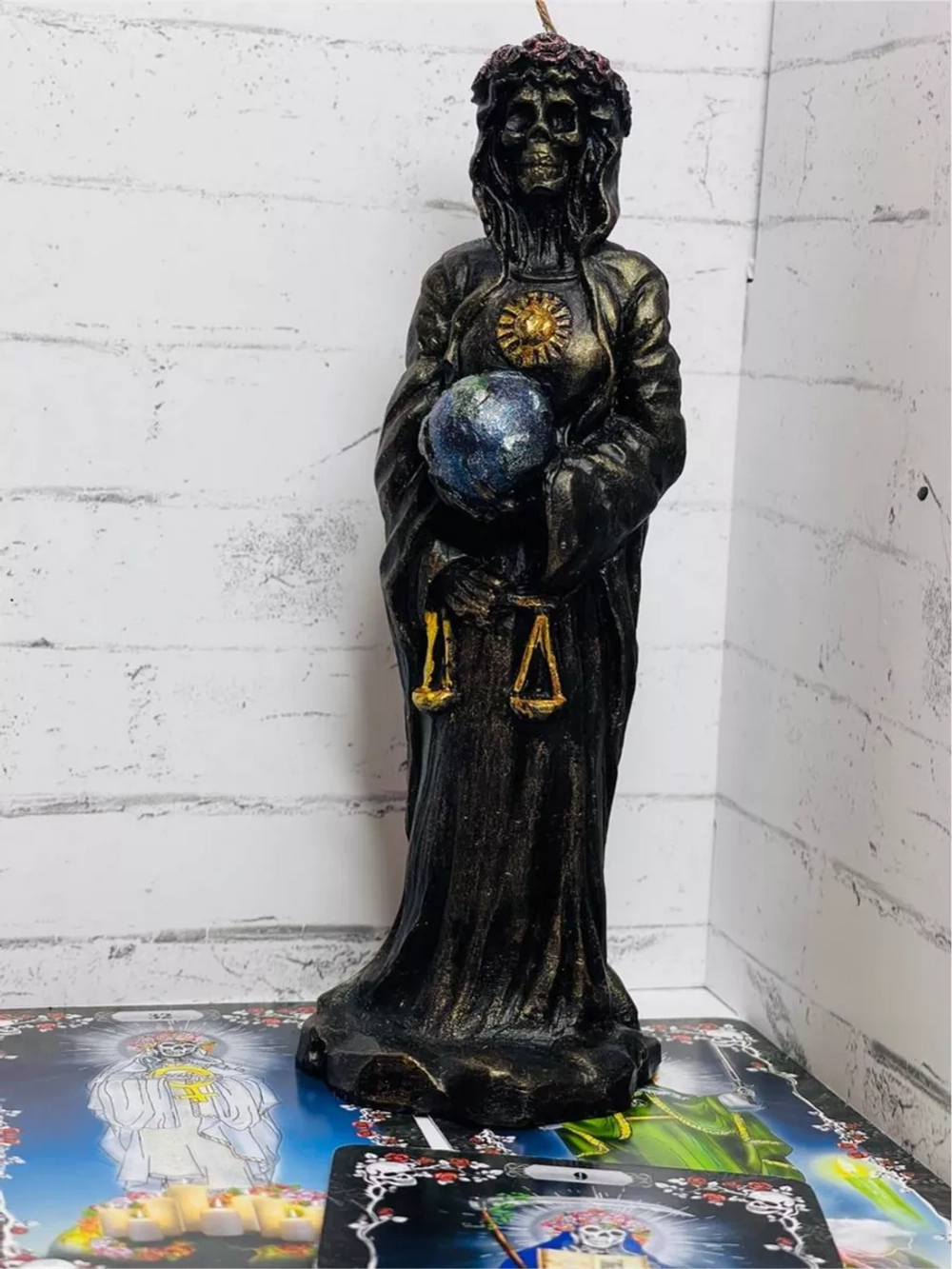 Свеча магическая "Санта Муэрте"