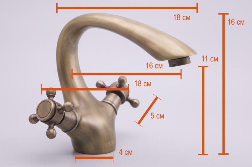 Смеситель для раковины Oute T97 T9711F