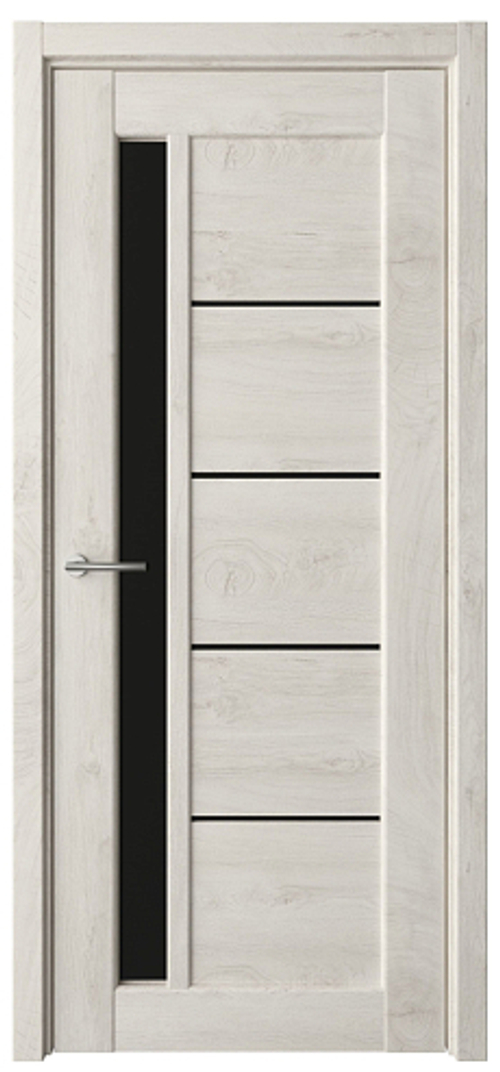 Межкомнатная дверь МЕХИКО стекло черное