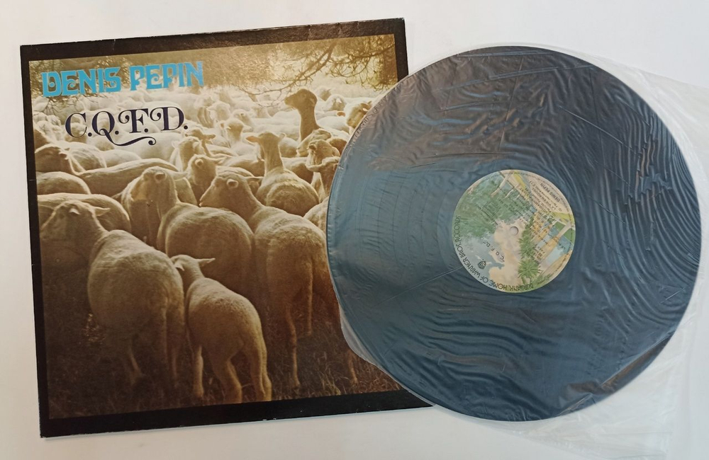 Винтажная виниловая пластинка LP Denis Pepin C.Q.F.D. (France 1975)