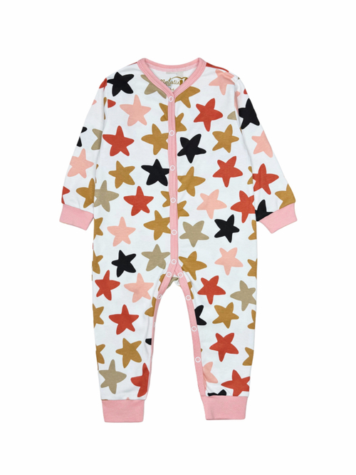 Комбинезон Sleep Звезды coral (68;74)