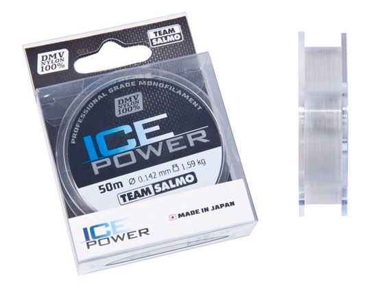 Леска монофильная Team Salmo ICE POWER 50 м, 0,14 мм
