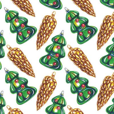 Новогодние ёлочные игрушки