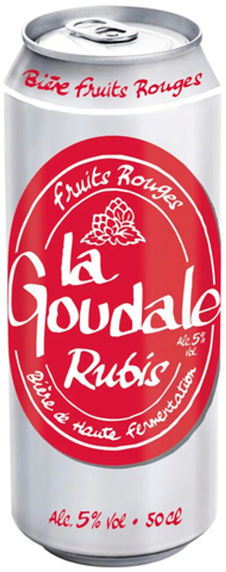 Пиво Ля Гудаль Рюби / La Goudale Rubis 0.5 - банка
