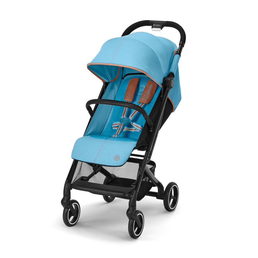 Cybex Прогулочная коляска Beezy Beach Blue с дождевиком и бампером