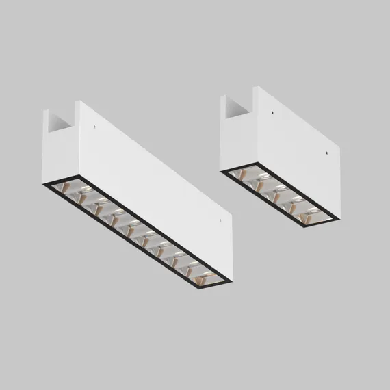 Уличный трековый светильник Точки / Points Elasity IP 3000K 10Вт 40° белый Outdoor o-tr01-2-s-10ww3k