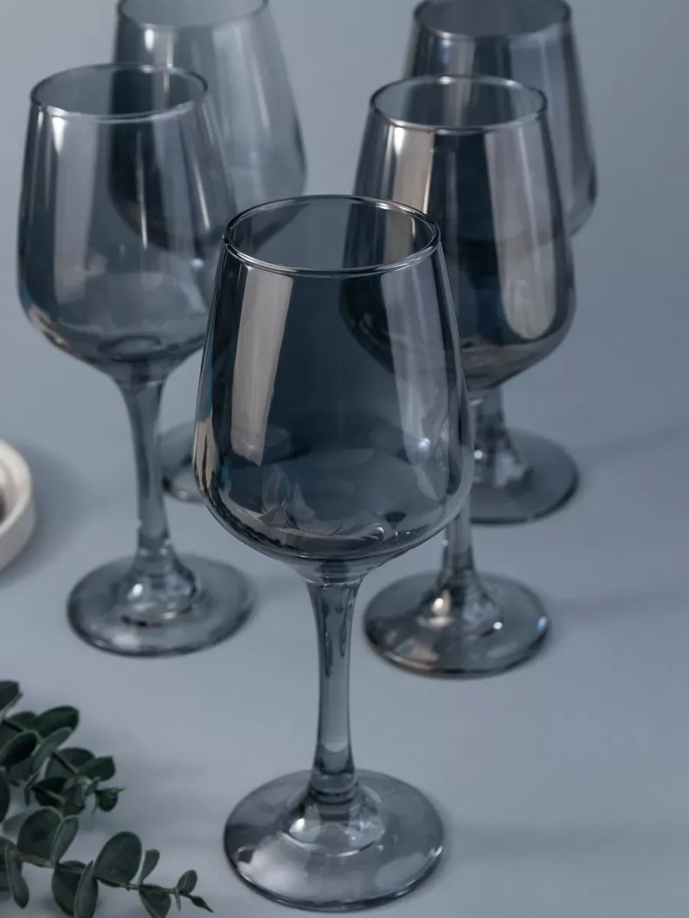 Набор бокалов для вина, 365 мл, 6 шт. серые