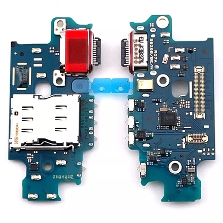 Samsung Galaxy S24 Plus (SM-S926B) нижняя плата зарядки (Субплата) + Считыватель SIM-карт (ORIG-SP)