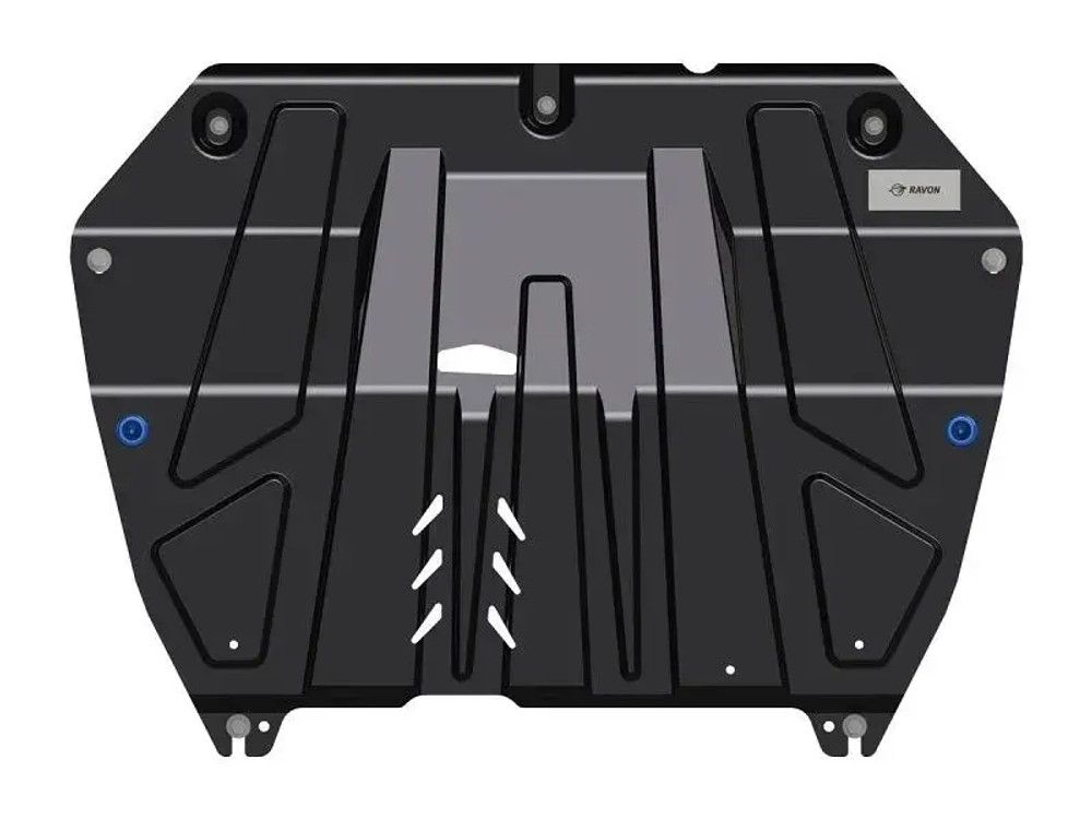 Защита картера и КПП Sheriff для Chevrolet Spark III (M300) 2010-2016 арт.04.2030 V2