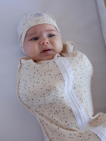 Пелёнка-кокон Mjölk Шоколадная крошка, уценка