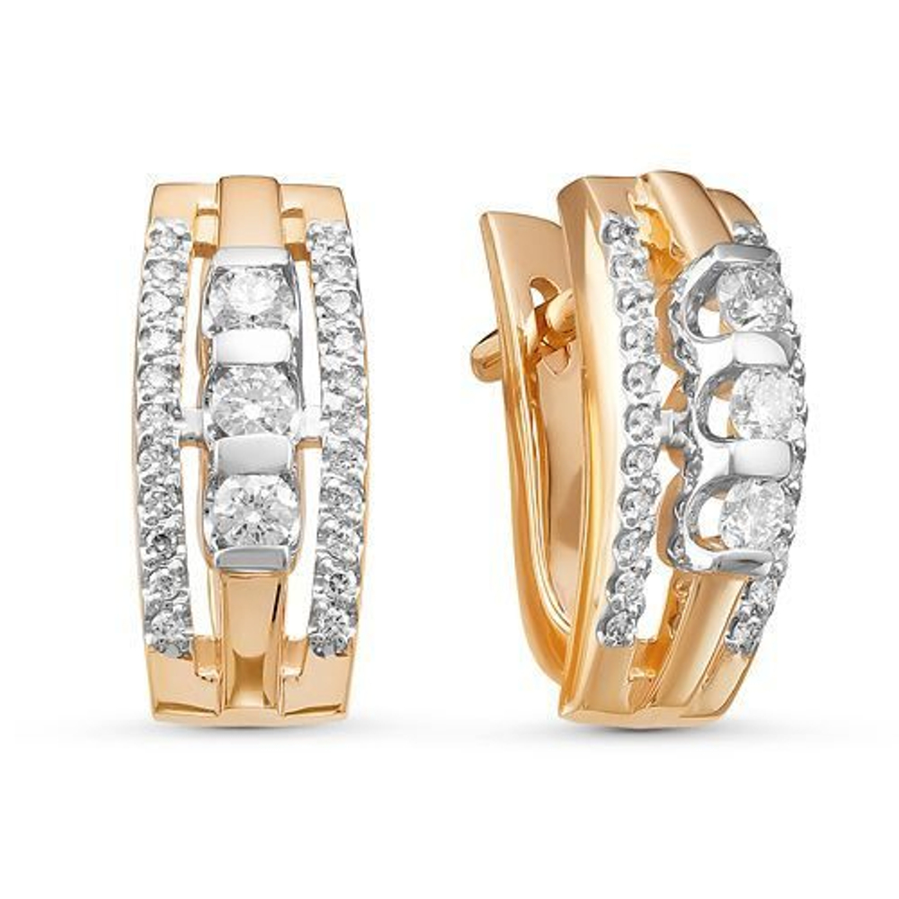 Серьги из золота с бриллиантами