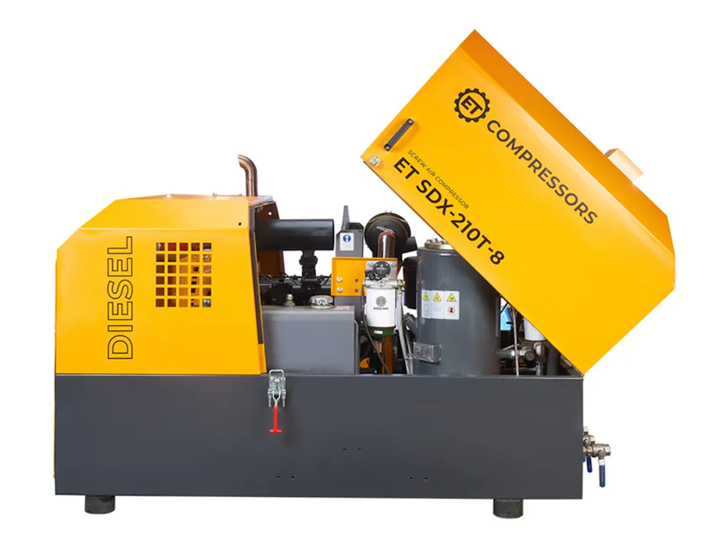 Дизельный винтовой компрессор SDX 210S-8 на раме