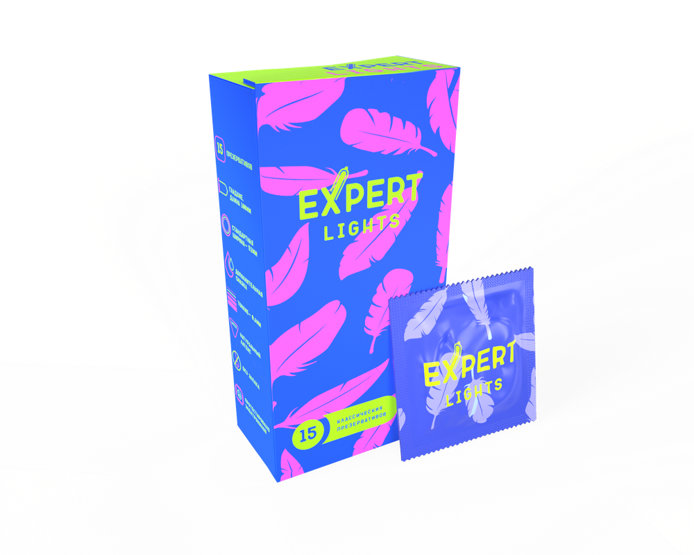 Презервативы Expert Lights 15 шт 9373ex