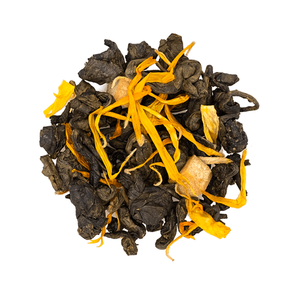 Зелёный чай с добавками