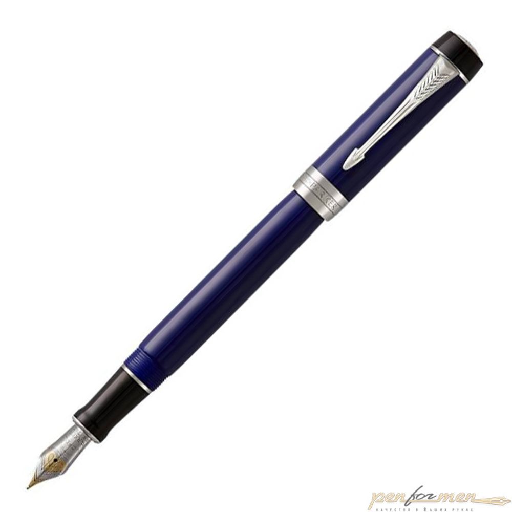 Перьевая ручка Parker Duofold F77 Centennial Blue/Black CT (1947983)