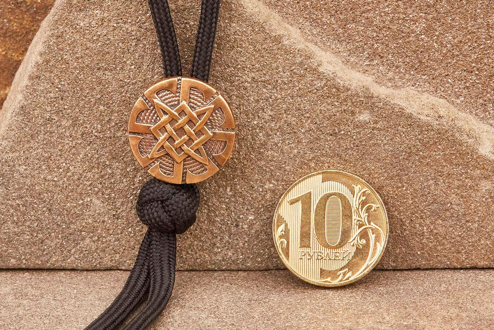 Бусина-вставка для браслета Громовик от мастерской Крымская бронза