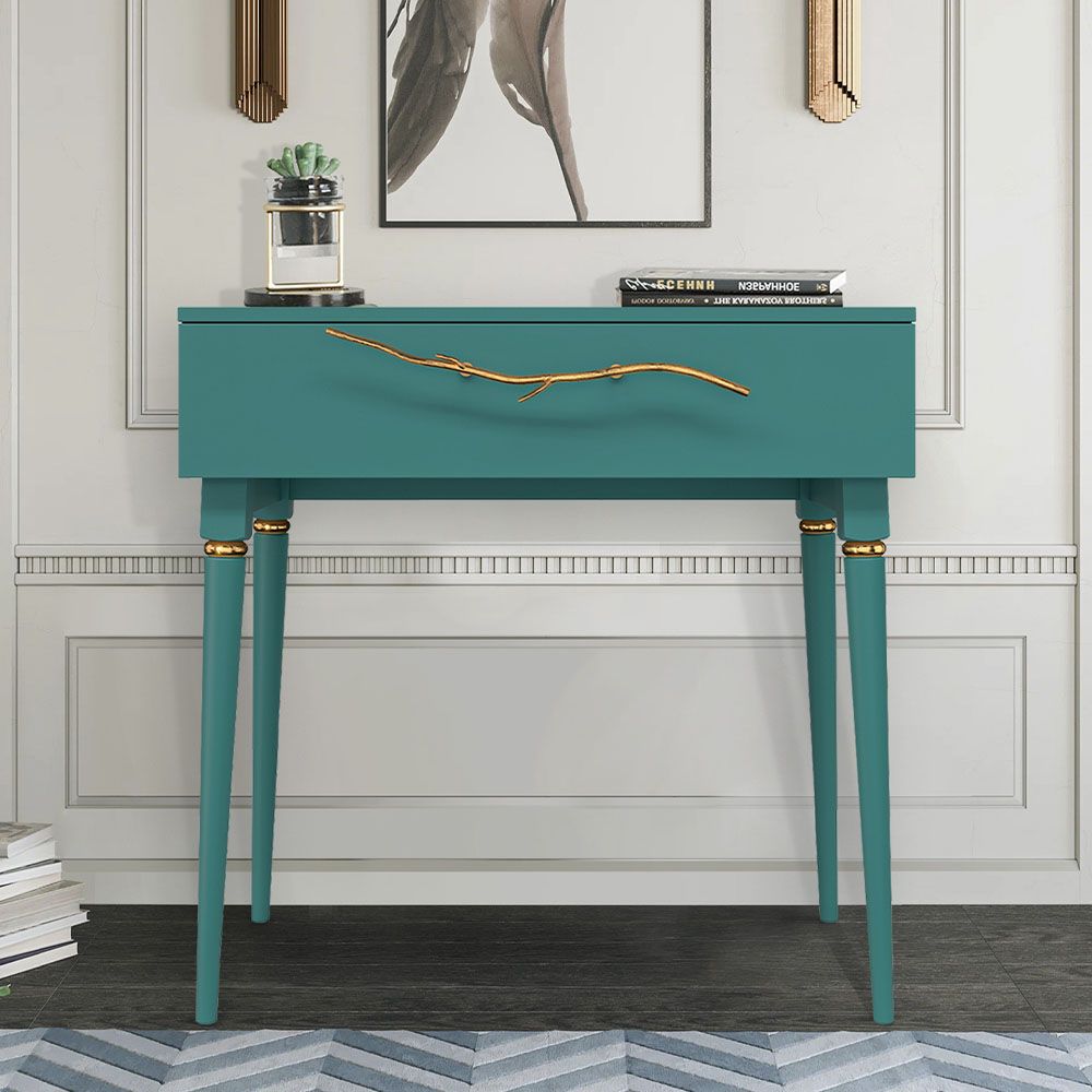 Консоль Арт Колор matte Классик Голд Пастельно-синий матовый