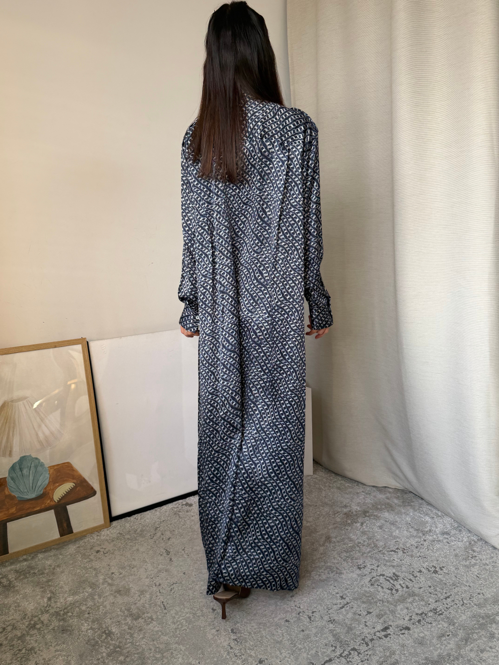 Атласное платье Kiton Napoli, S-M