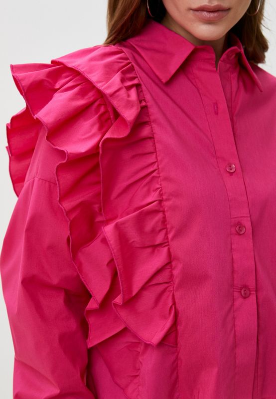 Рубашка с воланами