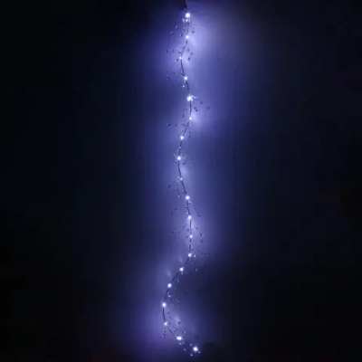 Гирлянда для дома на батарейках 1,5 м 18 ламп LED «Сверкающие хрусталики» (от 3хАА), Белый